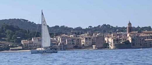 navigation jusqu'à Saint Tropez