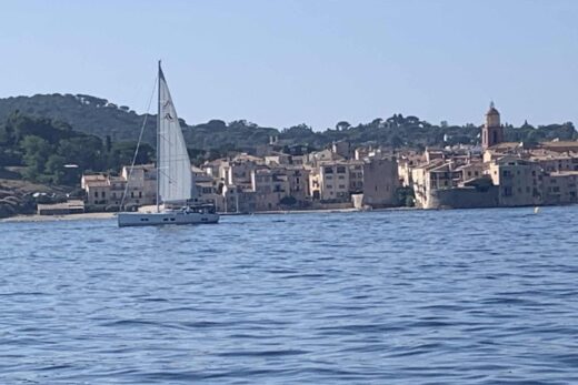 navigation jusqu'à Saint Tropez