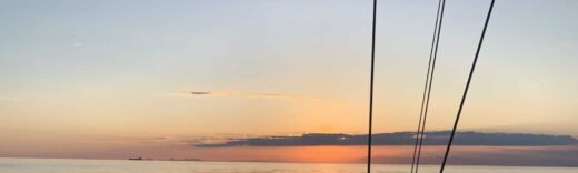 crosiere en mediterranée - sunset