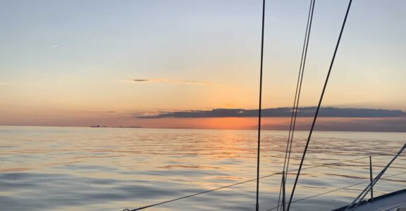 crosiere en mediterranée - sunset